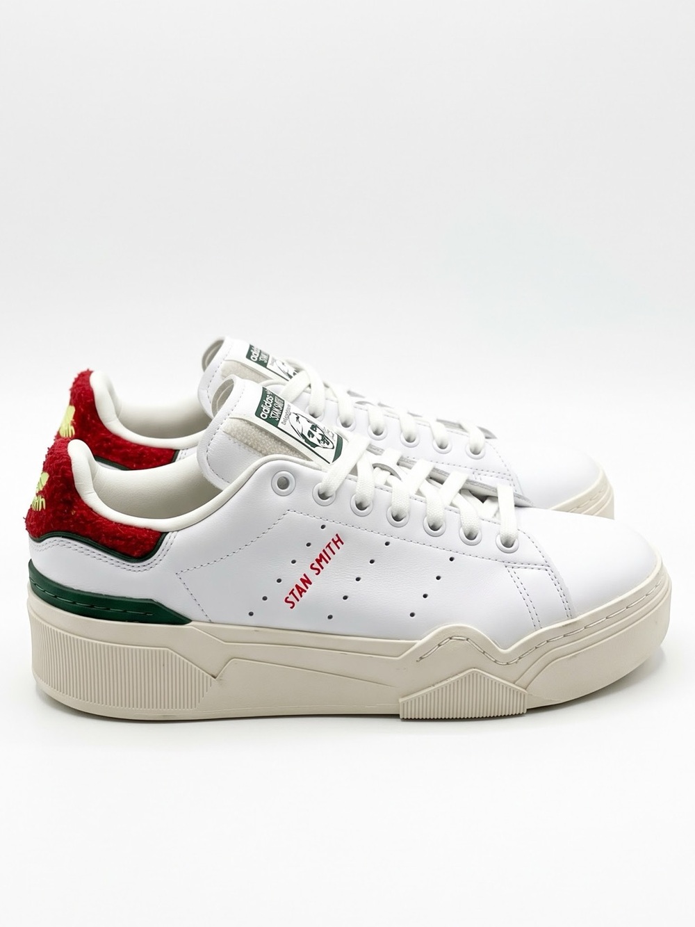 Adidas Stan Smith Bonega 2B Platform Leather Sneakers Womens Size 8.5